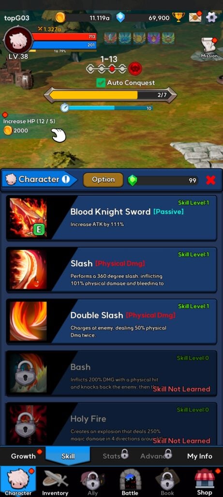 Blood Knight: Idle 3D RPG