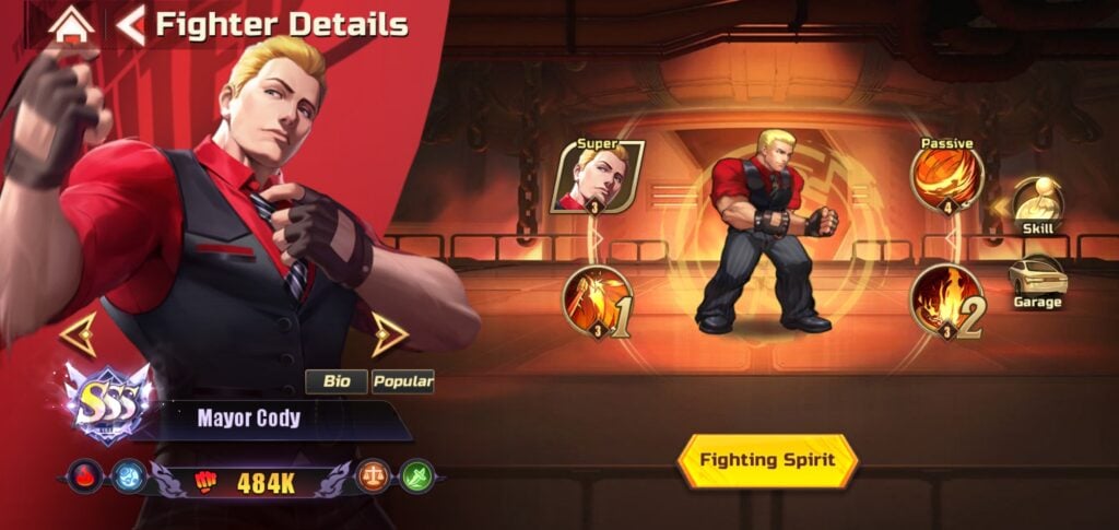 Mayor Cody in Street Fighter: Duel.