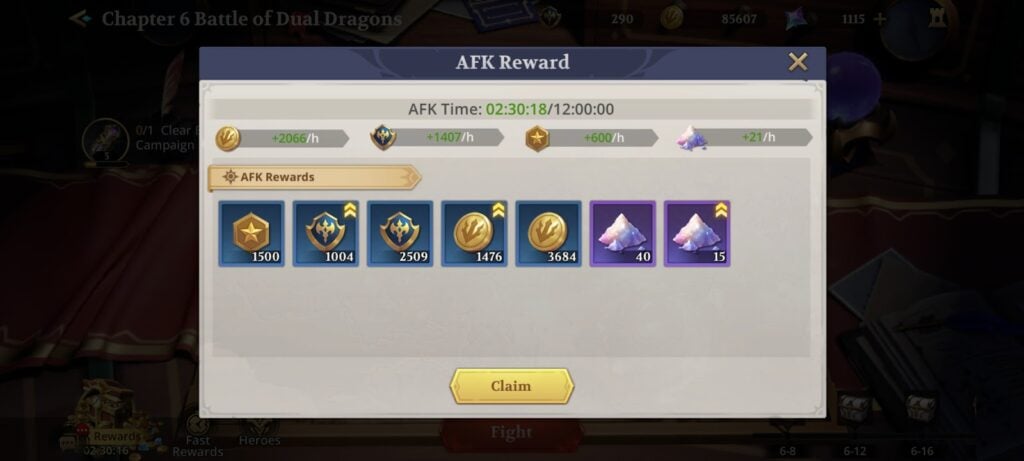 Inariel Legend - Dragon Hunt afk rewards