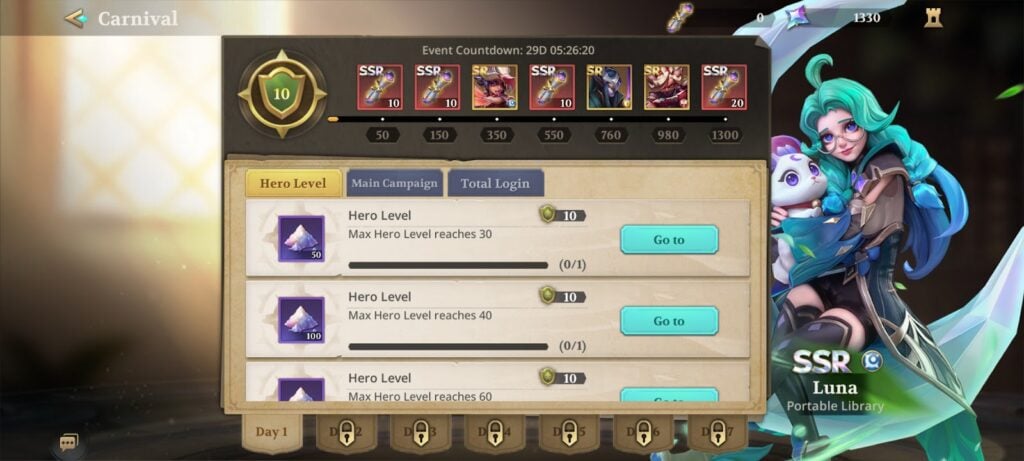 Inariel Legend - Dragon Hunt event