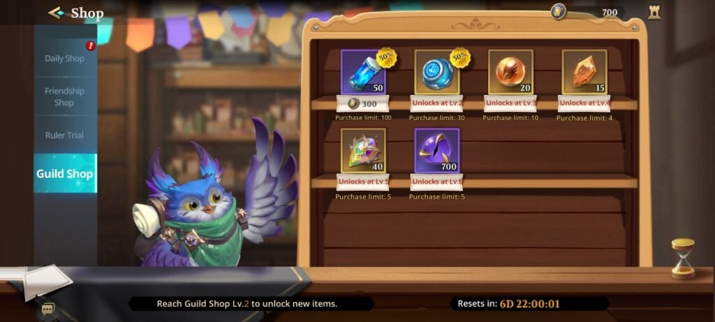 Inariel Legend - Dragon Hunt guild shop