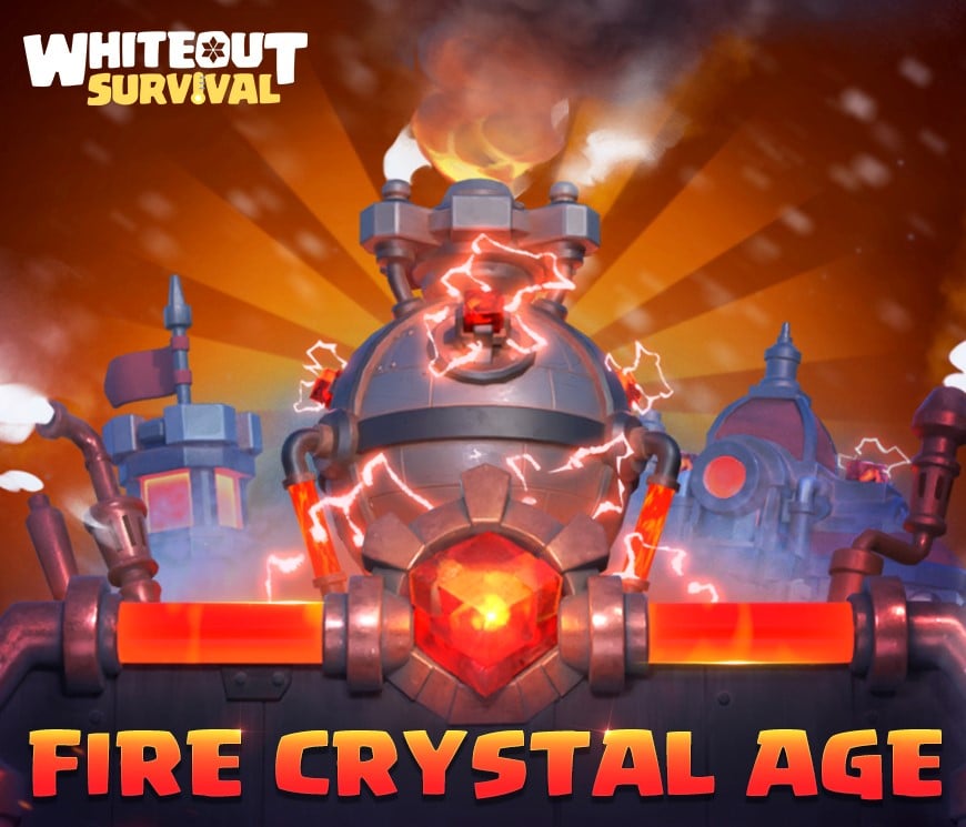 The Fire Crystal Age banner in Whiteout Survival.