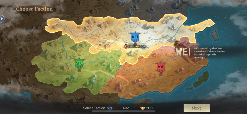 Factions - Throne of Three Kingdoms - Heroes