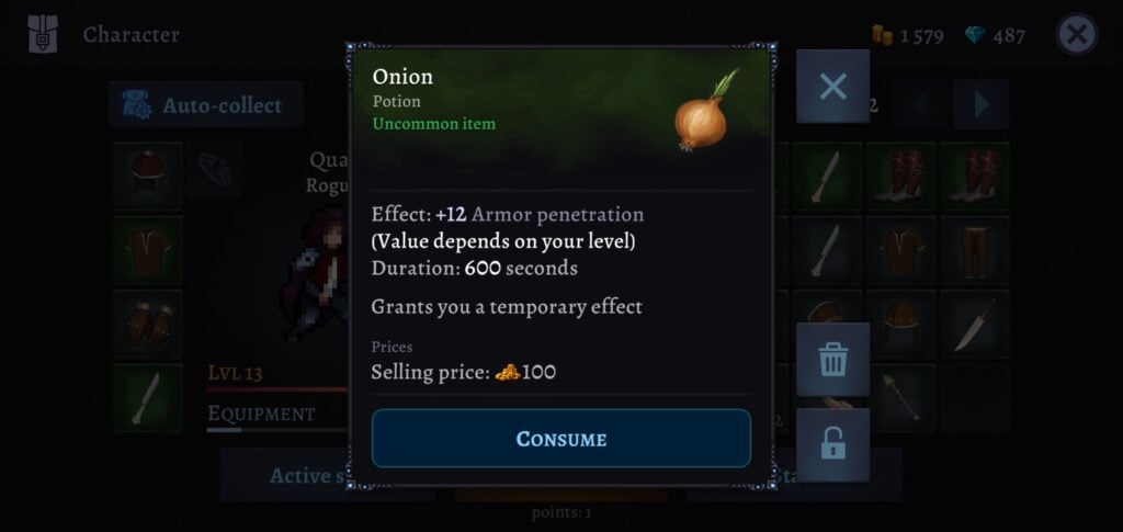 An onion in Darkrise.