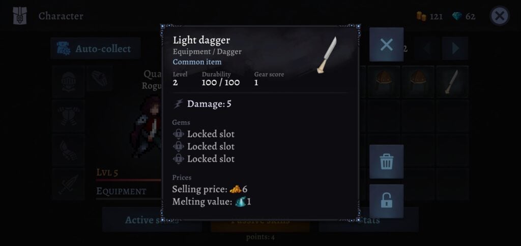 A Light Dagger in Darkrise.