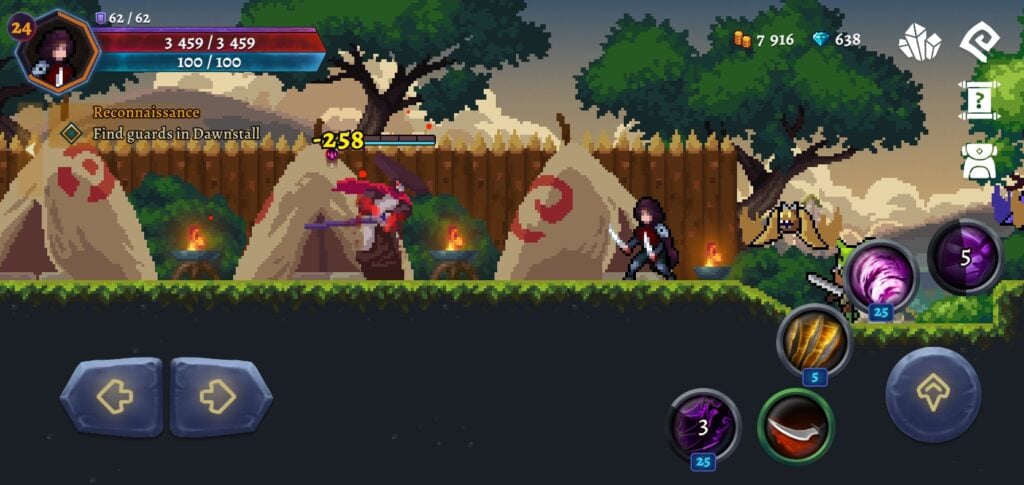 A samurai enemy in Darkrise.