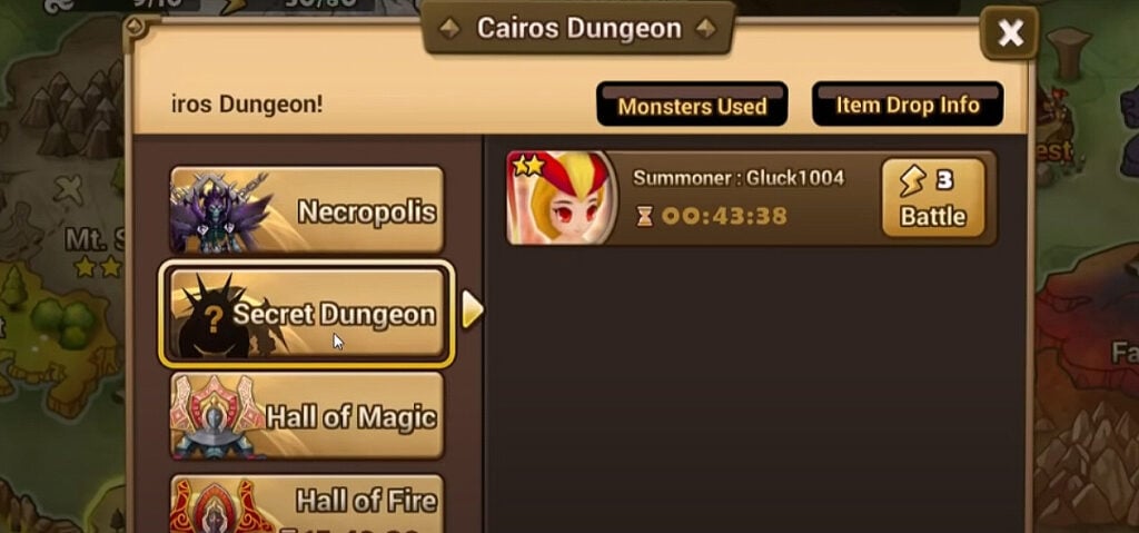 join secret dungeon