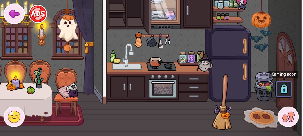 kitchen in the haunted house