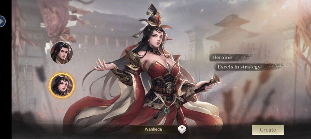 Heroine in Throne Of Three Kingdoms