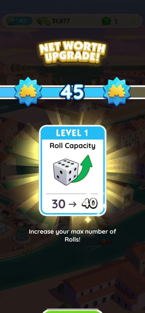 Monopoly Go - Increase Roll Capacity