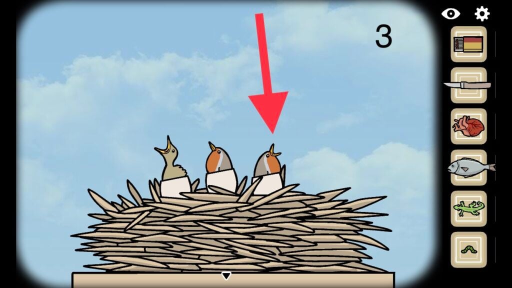 screenshot of Samsara Room bird puzzle