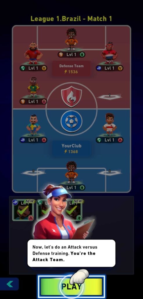 AFK Football: RPG Soccer Games - Tutorial