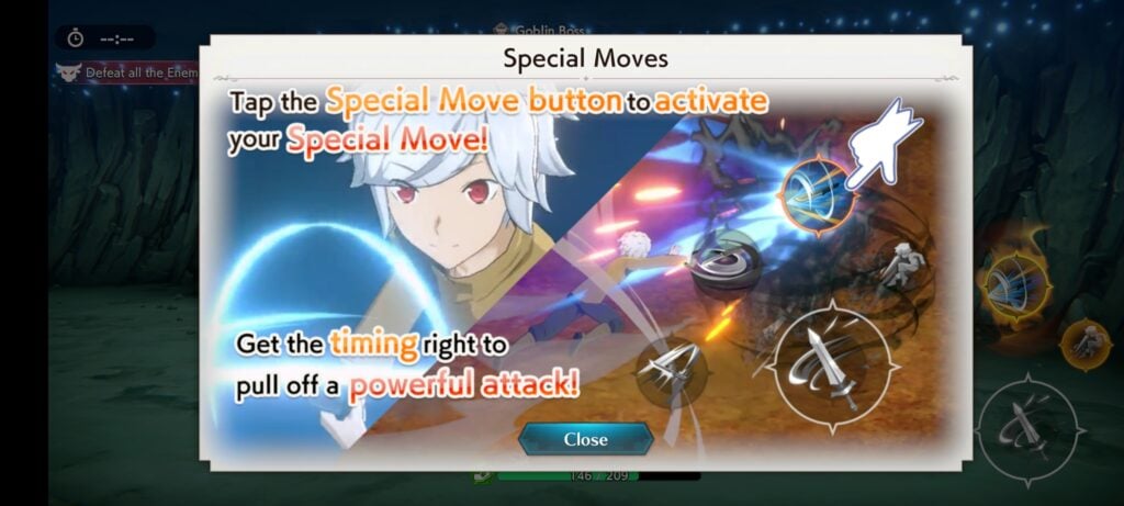 Special Moves Bell cranel DanMachi Battle Chronicle