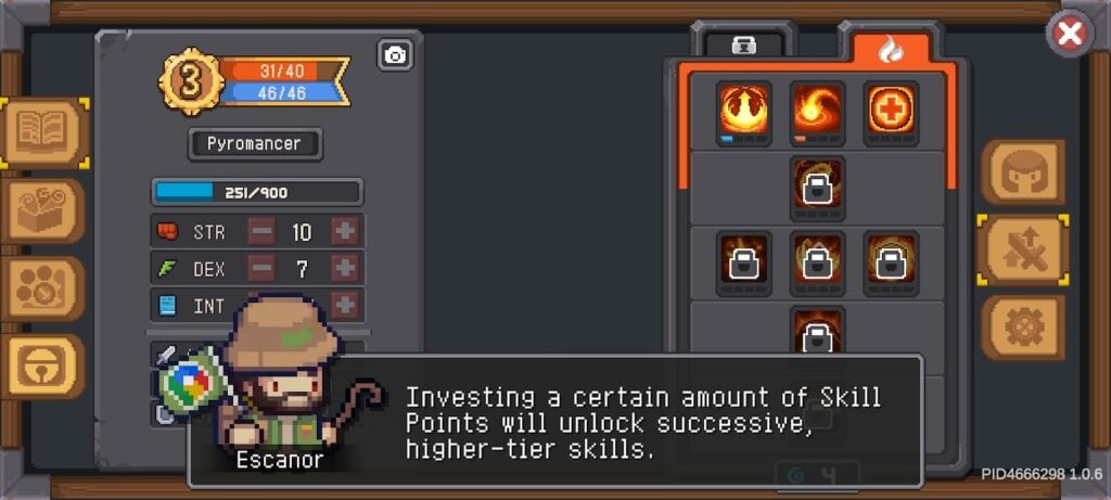 Soul Knight Prequel - skills