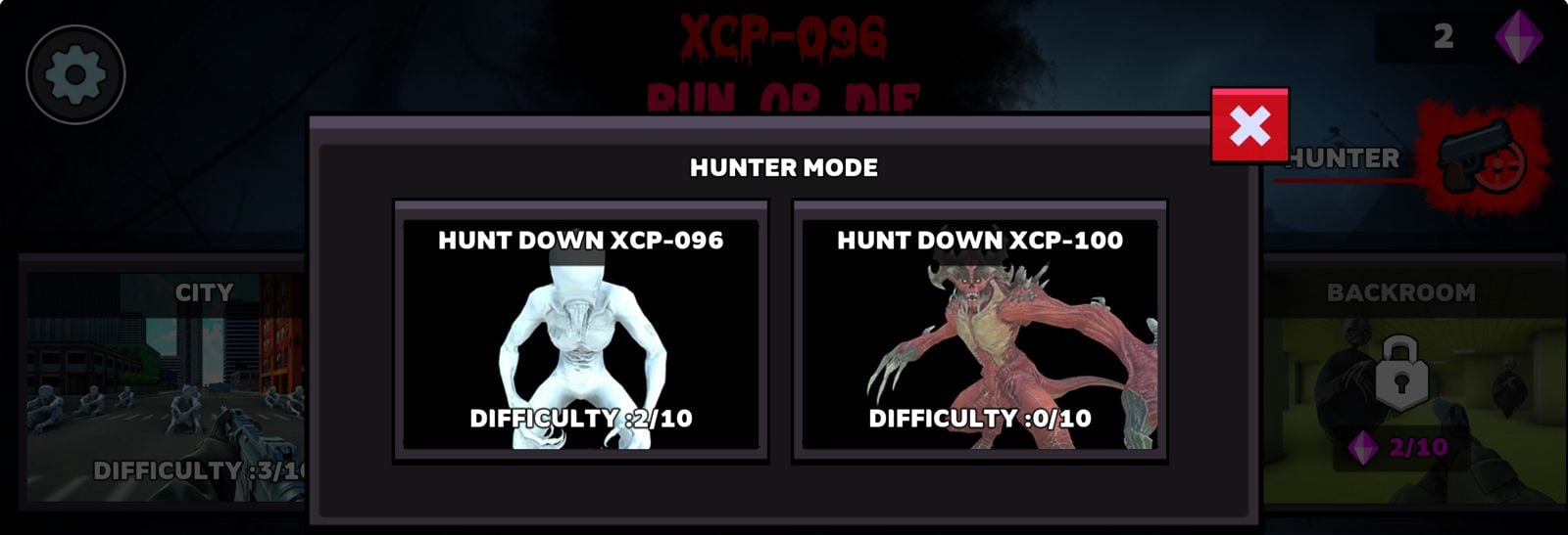 SCP Horror - Hunter mode