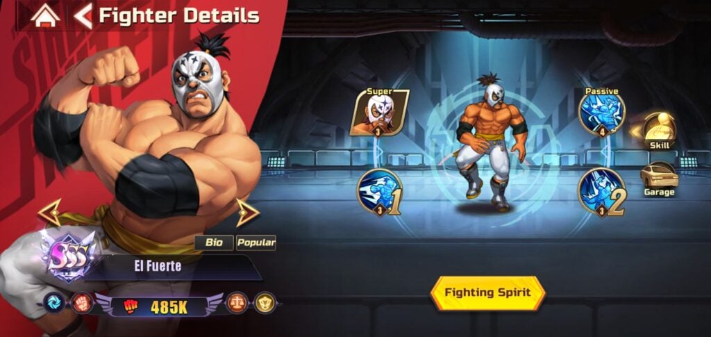 El Fuerte in Street Fighter: Duel.