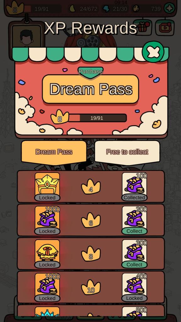 Get coins from the Dream Pass