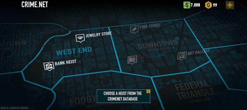 Payday: crime war game modes