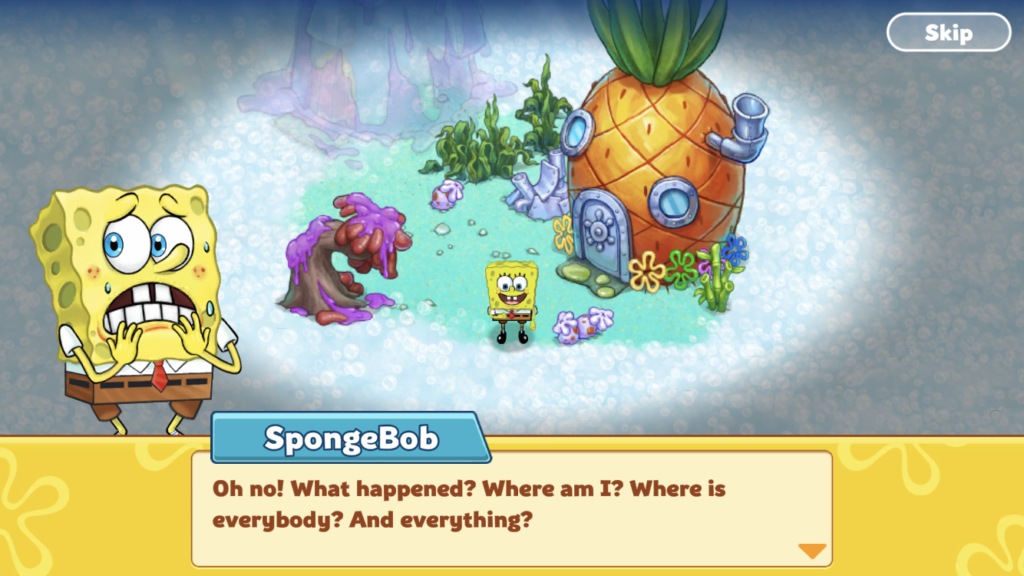 Screenshot from SpongeBob Adventures: In A Jam