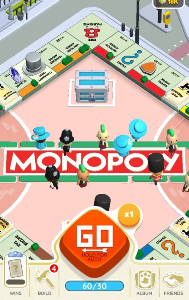 Monopoly Go board