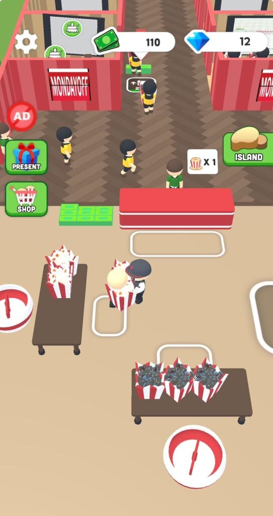 Popcorn Inc - Gameplay