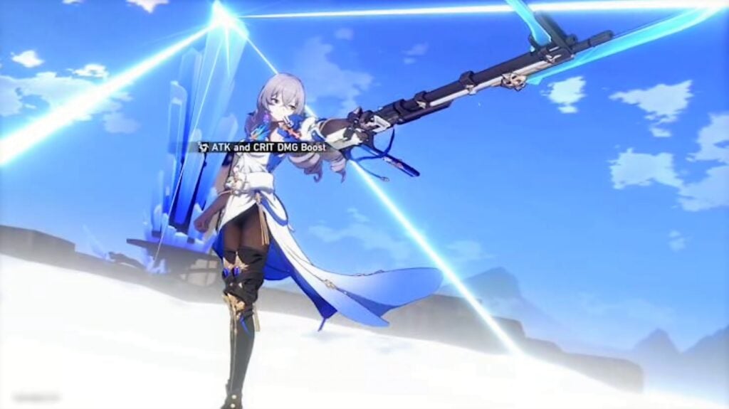 Bronya executing her Ultimate in Honkai: Star Rail.