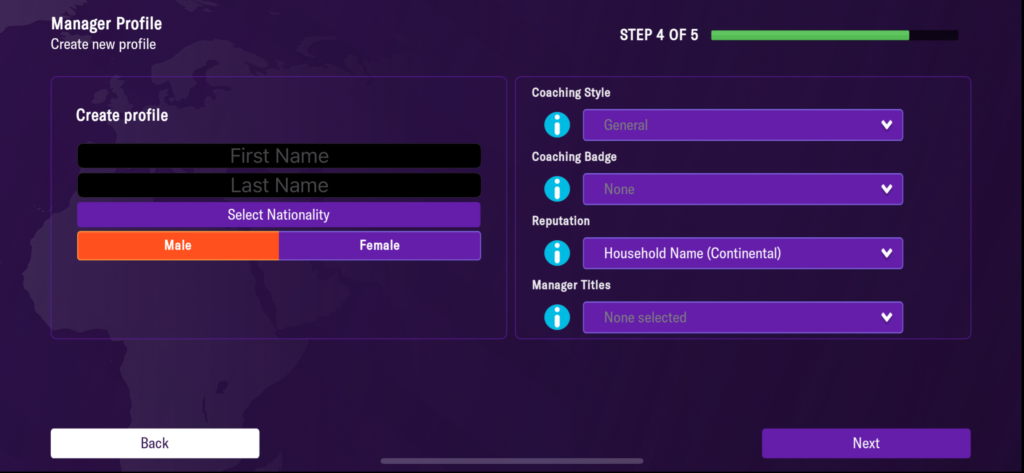 Create your Managerial Profile 