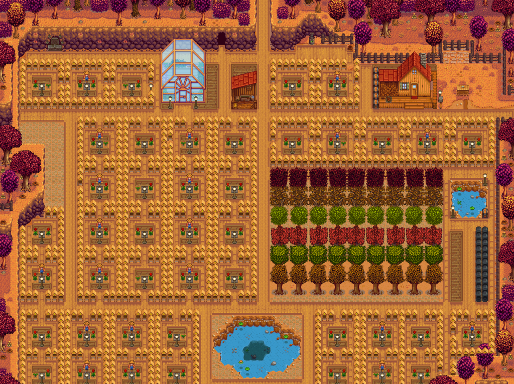 Farm Falls-a-Lot  Stardew Valley Farm Layout