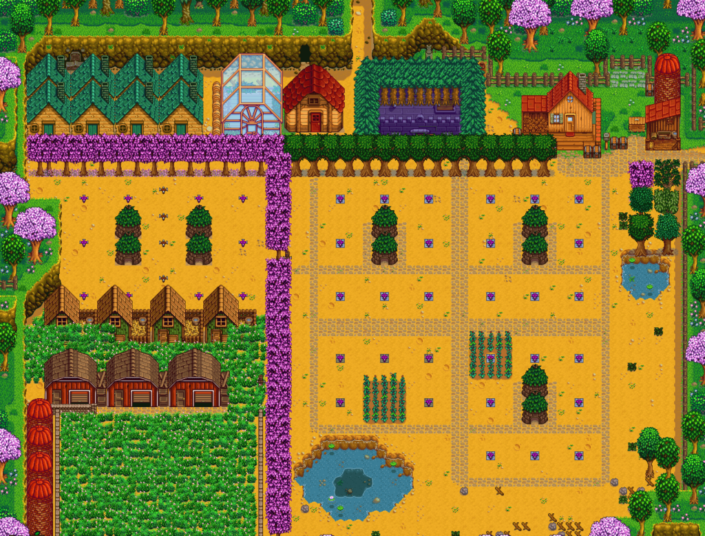 Lush Crush Stardew Valley Farm Layout