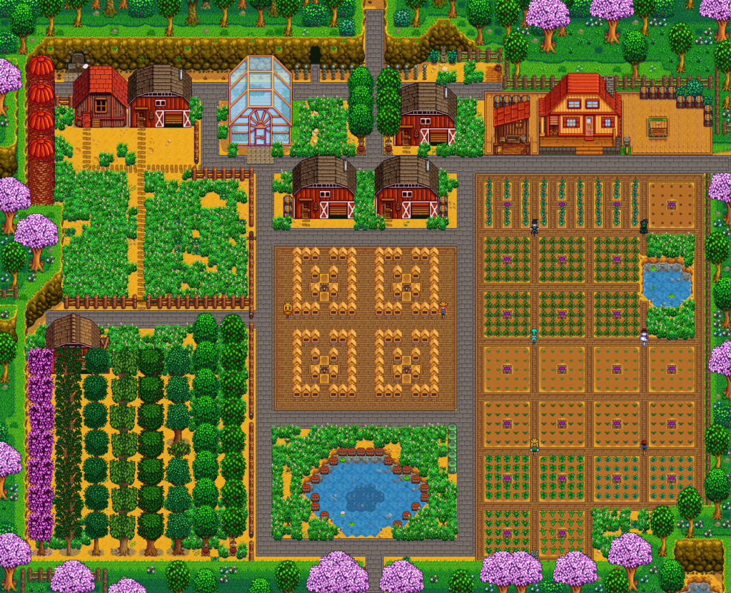 LonLon Farm Stardew Valley Farm Layout