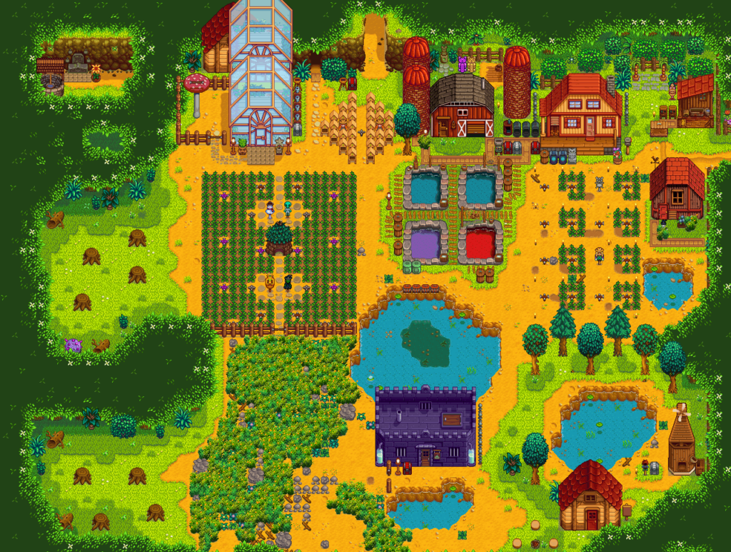  Brünhild Farm Stardew Valley Farm Layout