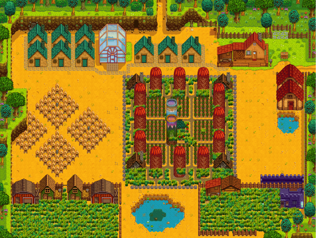 FrameWork Stardew Valley Farm Layout