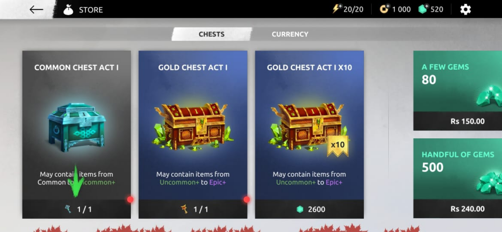 In-Game Currency