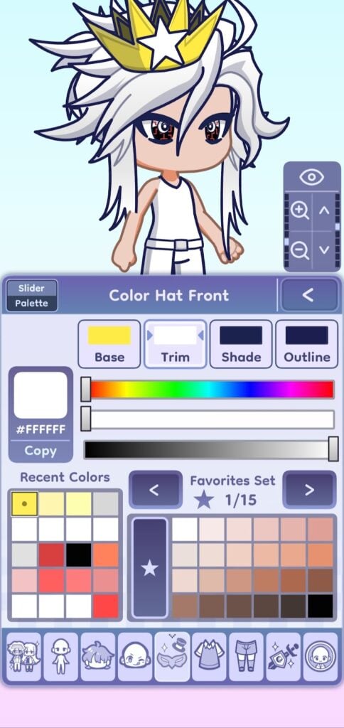 Gacha Life 2 - customize character (hat color)