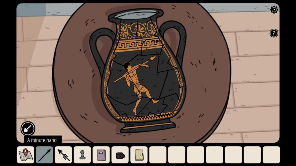 The completed vase puzzle.