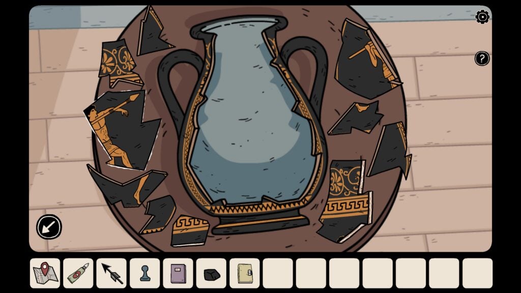 The vase jigsaw puzzle. 