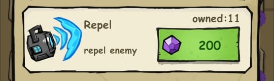 Repel prop