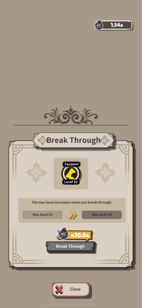 breakthrough a skill