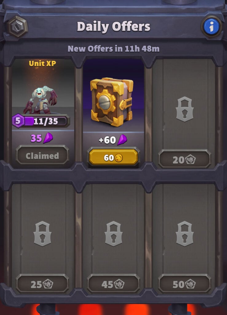 Warcraft Rumble - Daily Offers