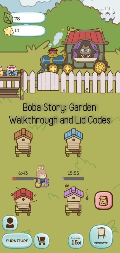 Boba Story Walkthrough for Lid Codes