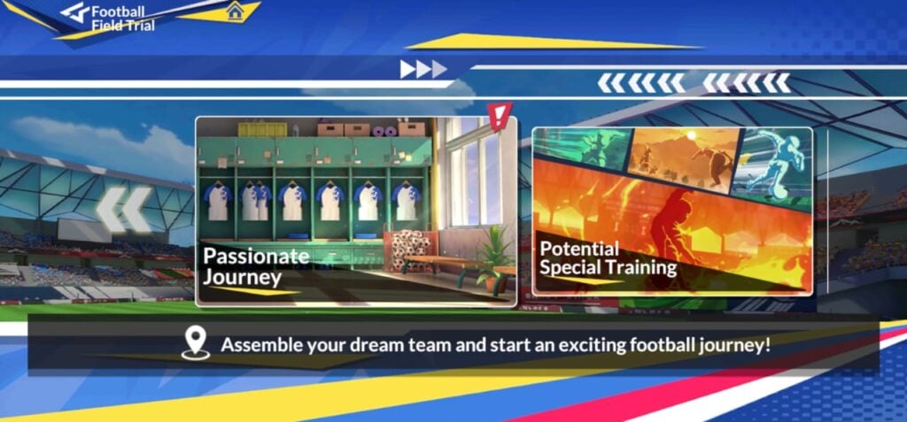 Captain Tsubasa Ace football field trial