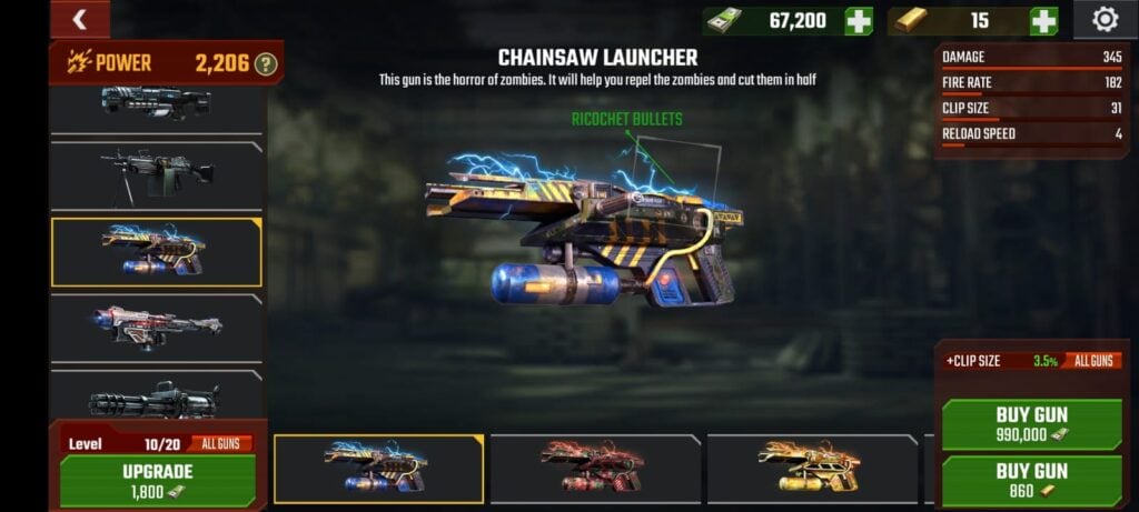 Chainsaw Launcher