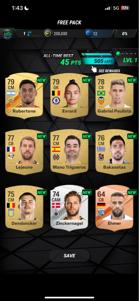 free pack in madfut