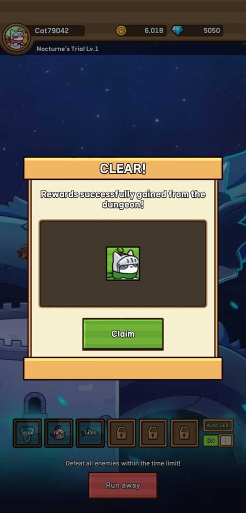 Cat Hero: Idle RPG - Skin Reward