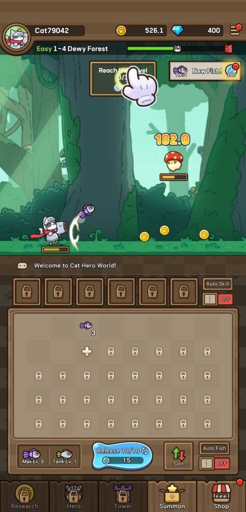 Cat Hero: Idle RPG - Main Missions