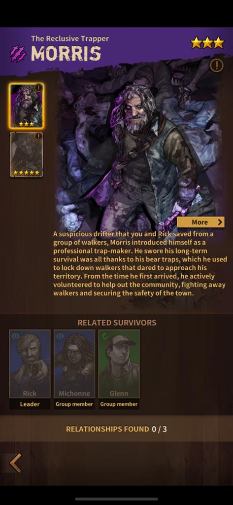 The Walking Dead Match 3 Tales - Characters List (3)