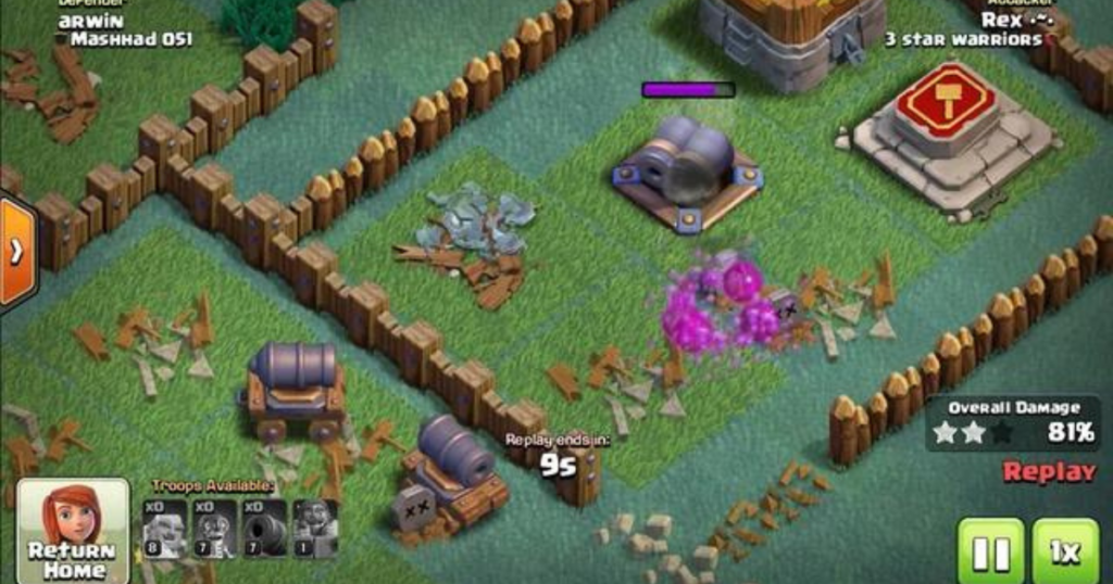 clash of clans cannon cart