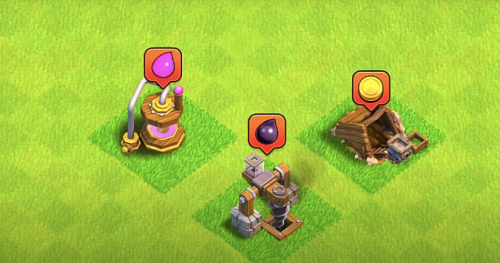 clash of clans mines