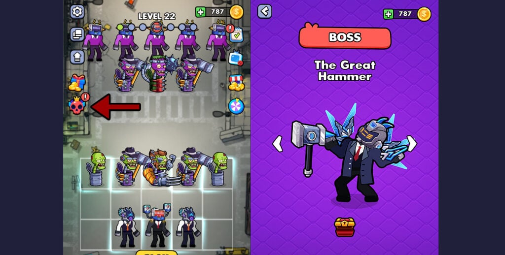 Merge War Zombie vs Cybermen boss