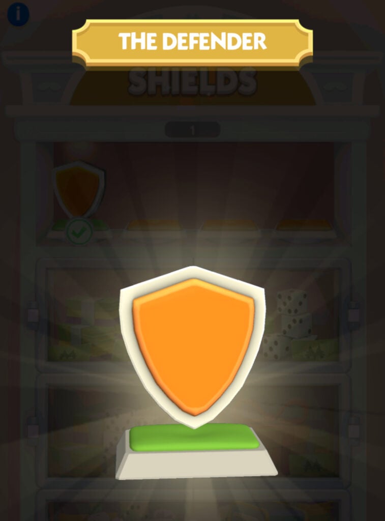 The defender shield - First shield in the game 